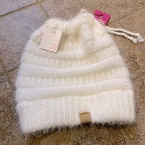 SO Messy Bun Beanie